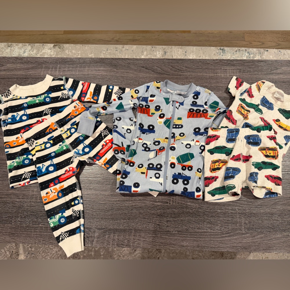 Bundle of 3 Hannah Andersson Lightweight Cotton Pjs size 2T